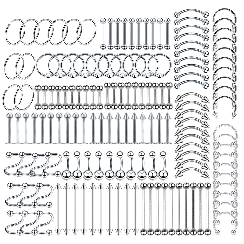 Jewelry Making Kit Professional - 10pcs/set Mixed-size Piercing Kits All Body