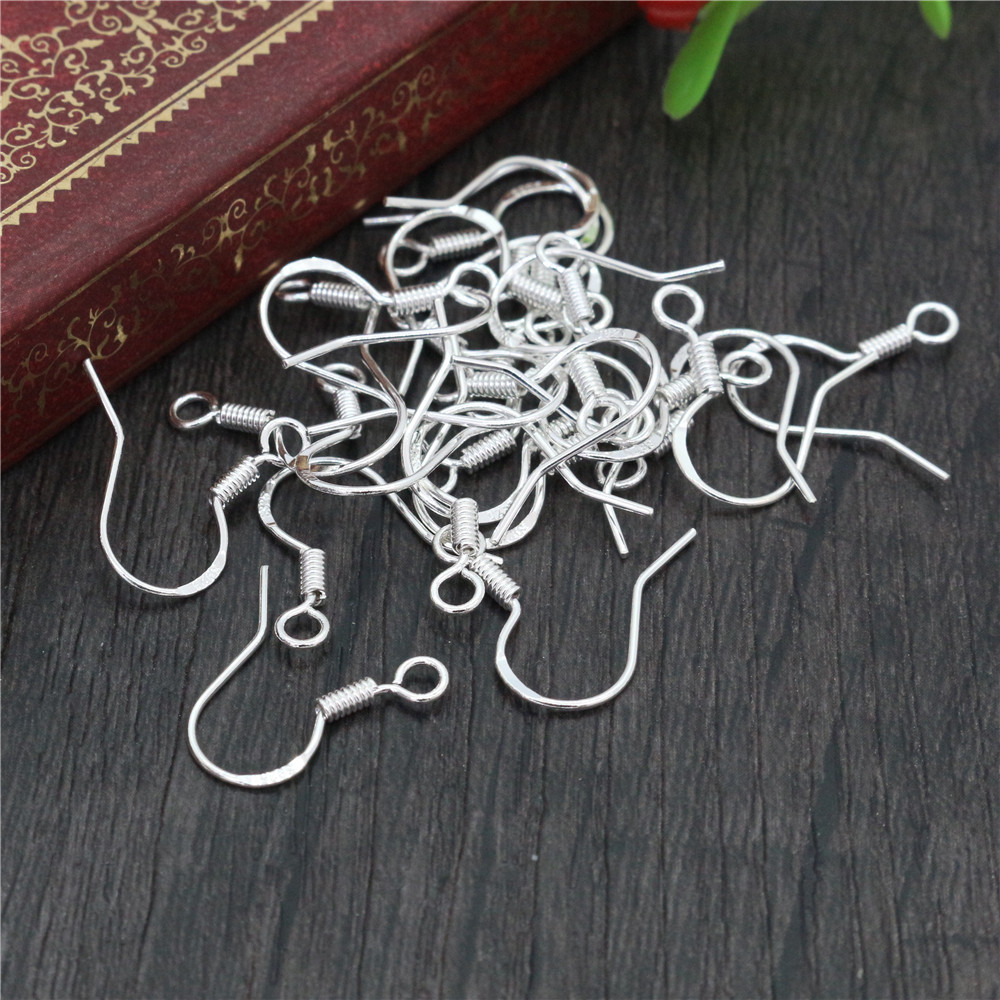 Jewelry Making Material - 50pcs 16mm 925 Sterling Silver Plated