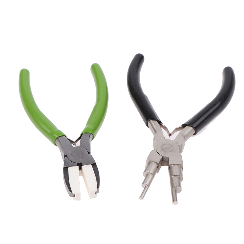 Green Flat Nose Pliers Black 6 - Jewelry Making Loop Pliers recension och pris