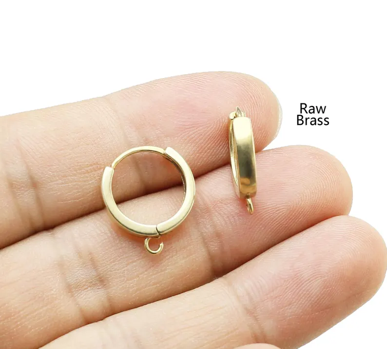 10pcs Brass Ear Hoops, Leverba - Jewelry Making Material recension och pris