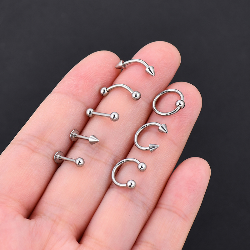 10pcs/set Mixed-size Piercing  - Jewelry Making Kit Professional recension och pris