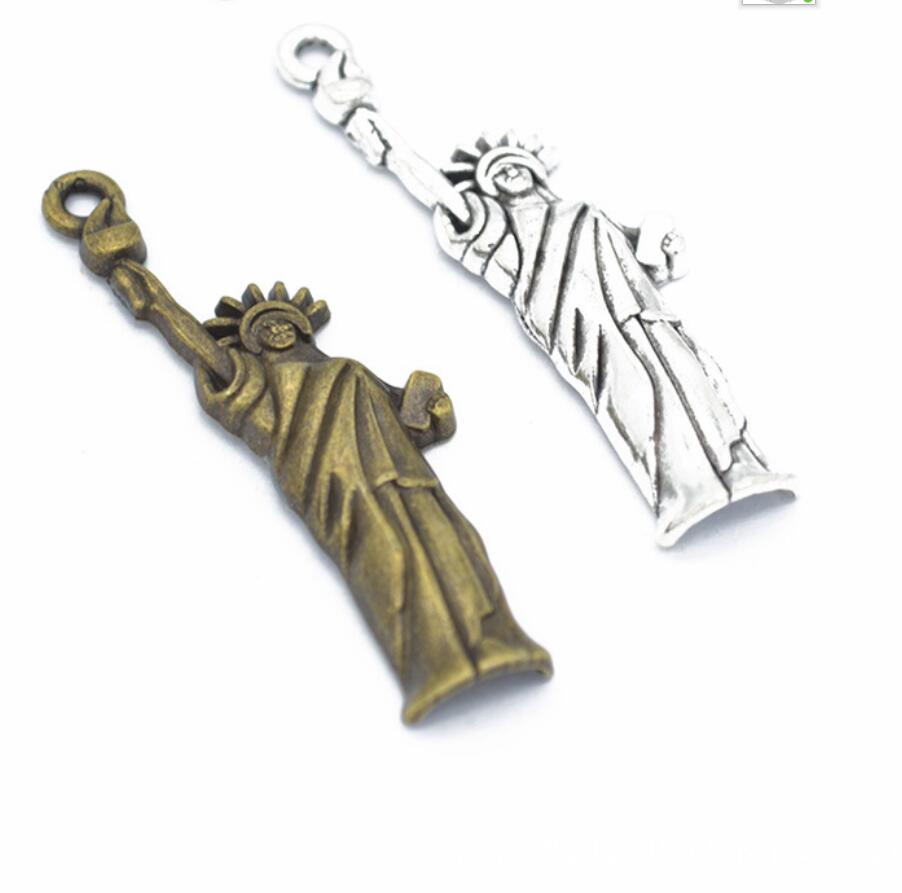 5pcs Charms Statue Of Liberty  - Jewelry Making New York recension och pris