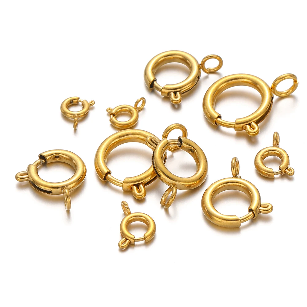 10pcs Stainless Steel Spring R - Jewelry Making Material recension och pris