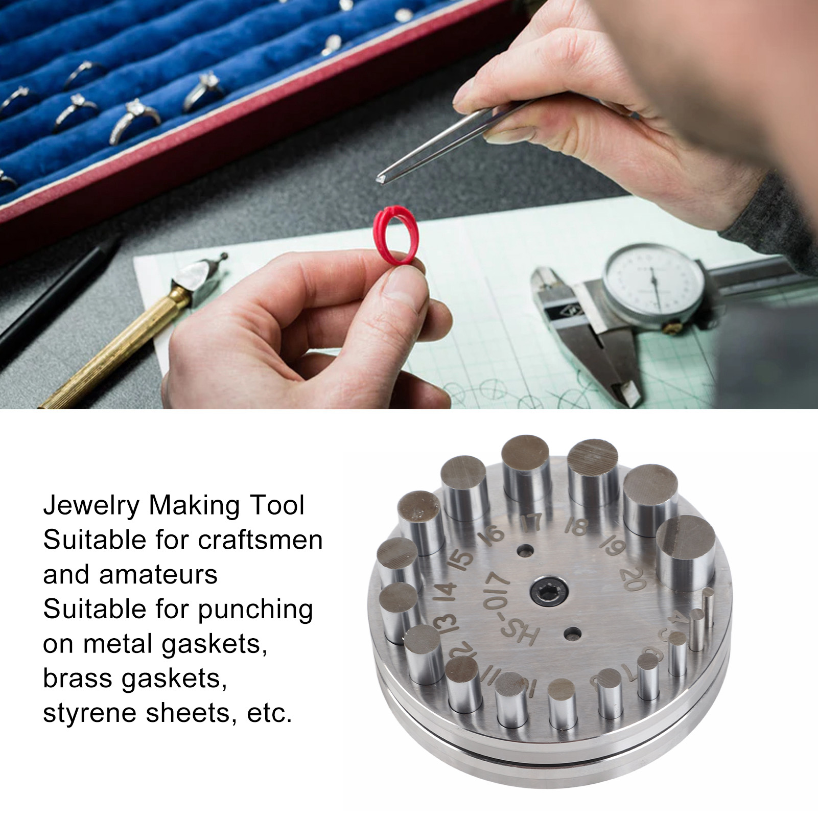 Round Disc Cutter Set Professi - Jewelry Making Kit Professional recension och pris