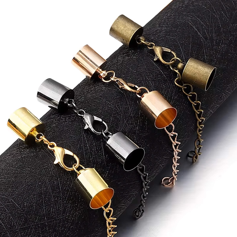10Sets Leather Cord End Caps W - Jewelry Making Material recension och pris
