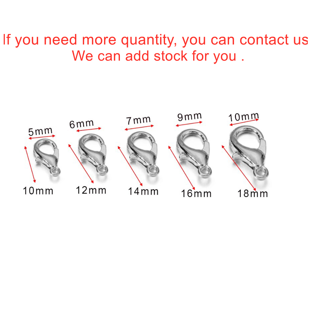 10pcs Multiple Size Lobster Cl - Jewelry Making Supplies Wholesale recension och pris