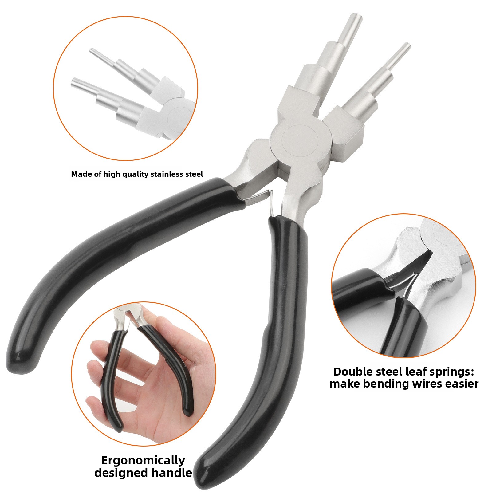 6-in-1 Jewelry Pliers Set Non- - Jewelry Making Loop Pliers recension och pris