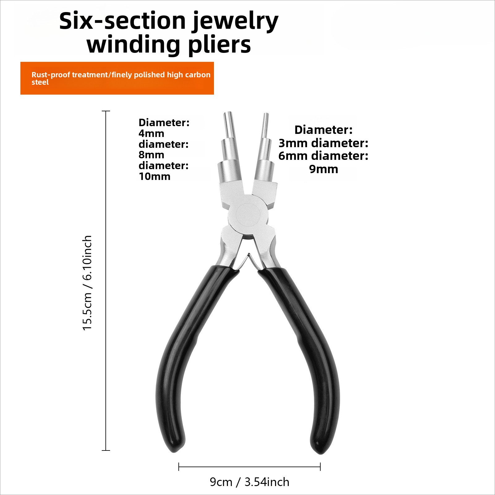 6-in-1 Jewelry Pliers Set Non- - Jewelry Making Loop Pliers recension och pris