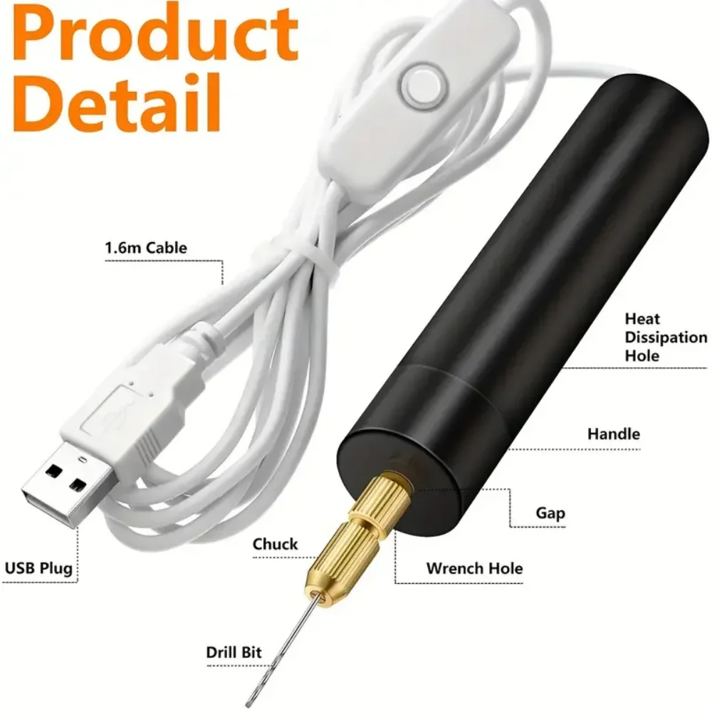 Mini Electric Drill USB Powere - Jewelry Making Kit Professional recension och pris