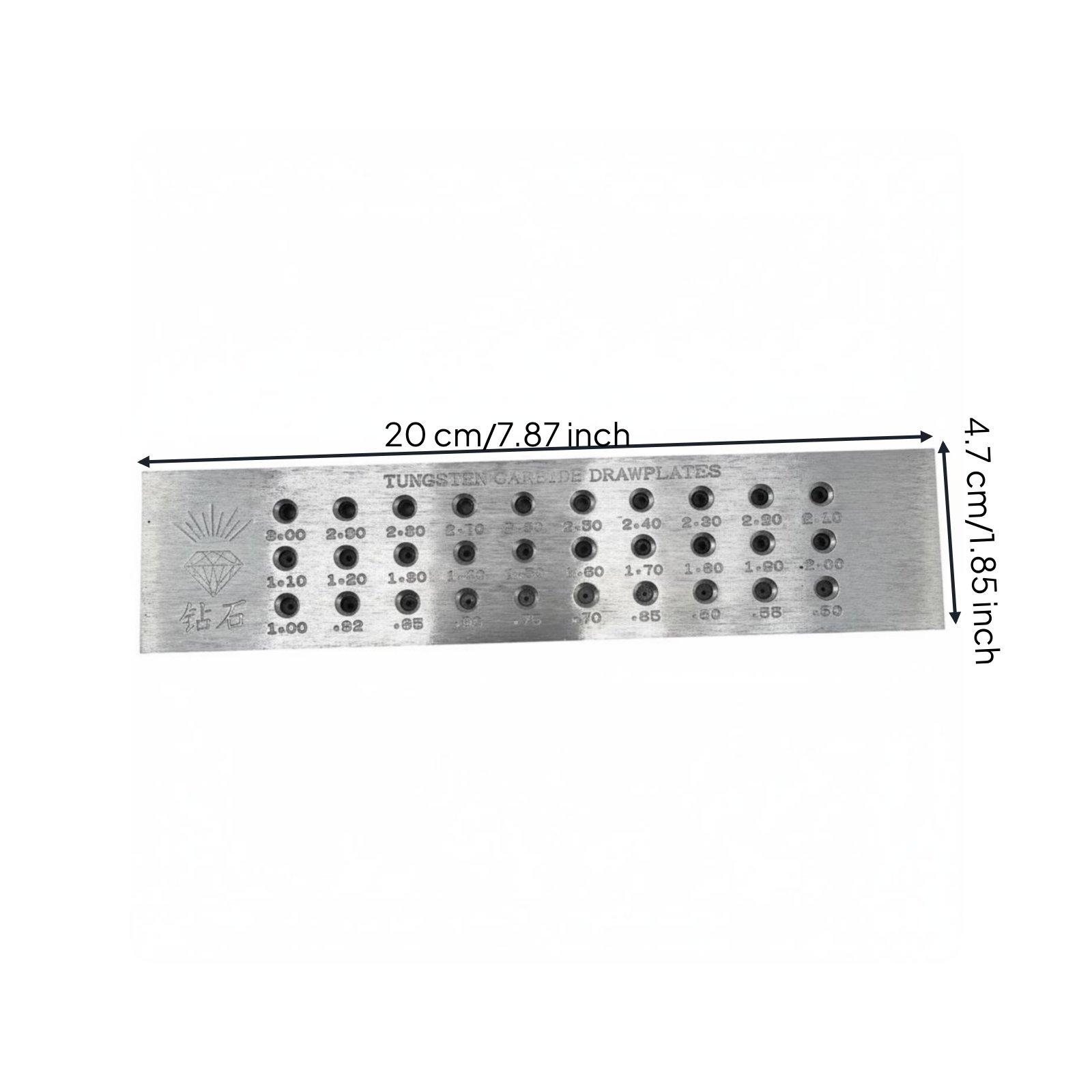 Tungsten Carbide Drawplate for - Jewelry Making Kit Professional recension och pris