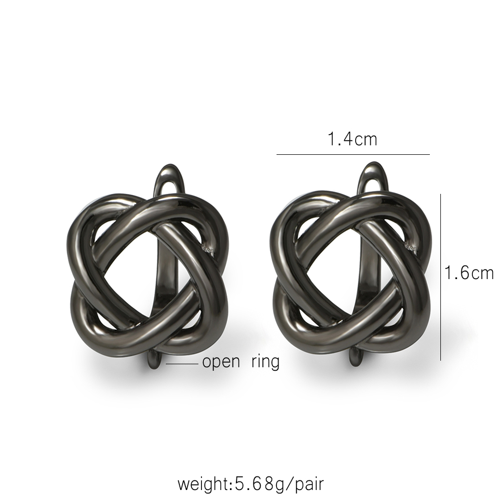 YANASI 1 Pair Gun Black  Brass - Jewelry Making Material recension och pris