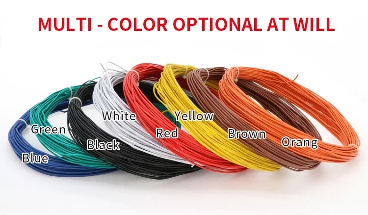 5/10/20M UL1007 Single Core Co - Wire 22 Gauge Copper recension och pris
