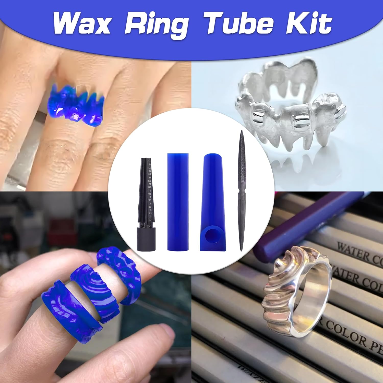 4Pcs/Set Professional Wax Ring - Jewelry Making Kit Professional recension och pris