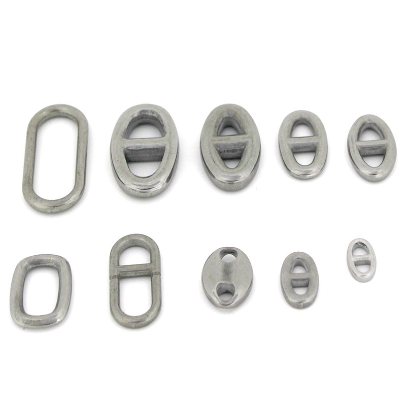 10Pcs Stainless Steel Double H - Jewelry Making Charms recension och pris