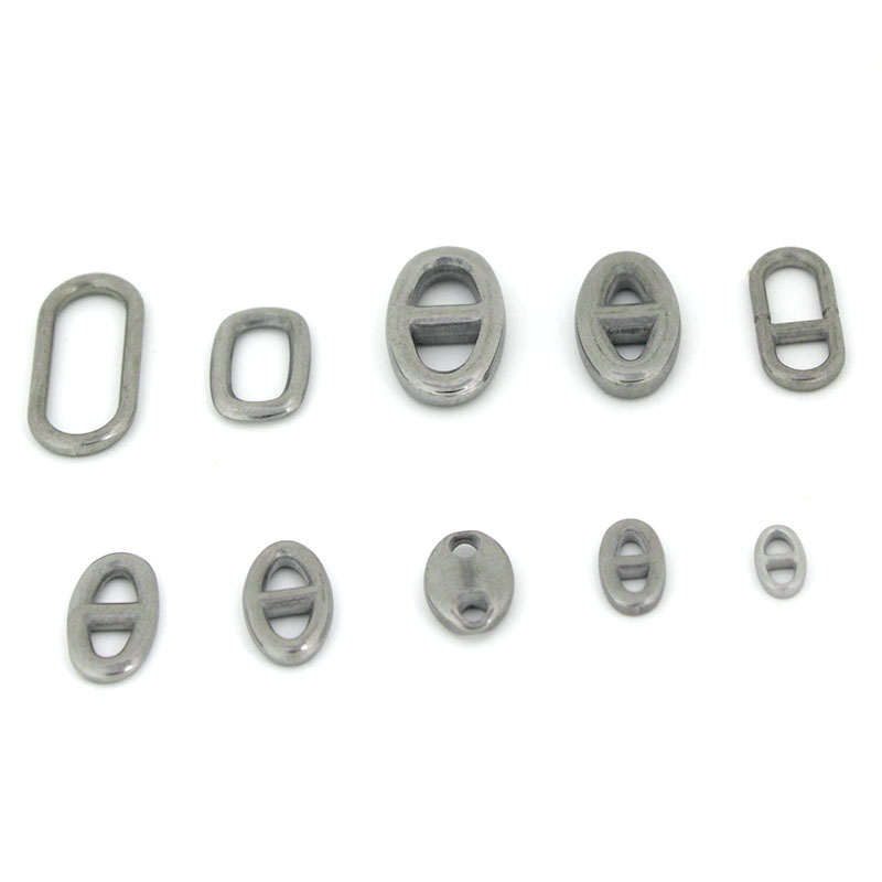 10Pcs Stainless Steel Double H - Jewelry Making Charms recension och pris