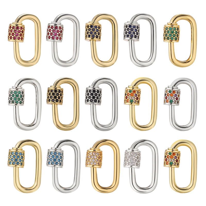 Juya DIY Rainbow Charms Carabi - Jewelry Making Charms recension och pris