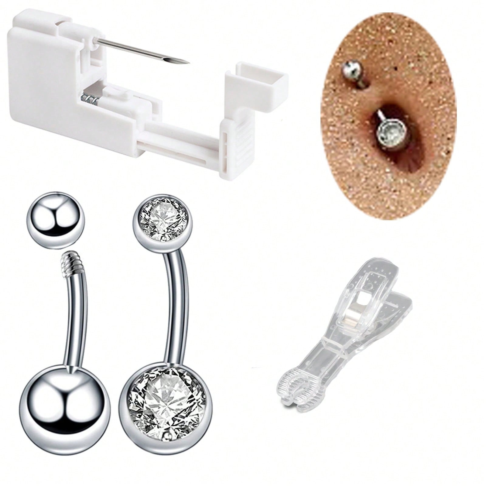 4pcs/Sets Professional Body Pi - Jewelry Making Kit Professional recension och pris